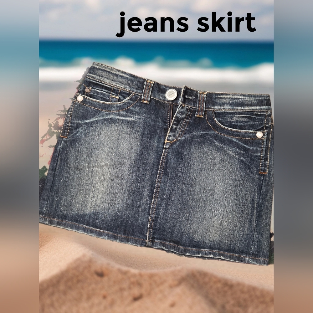 *0832 SOS denim jeans shorts Women size 30